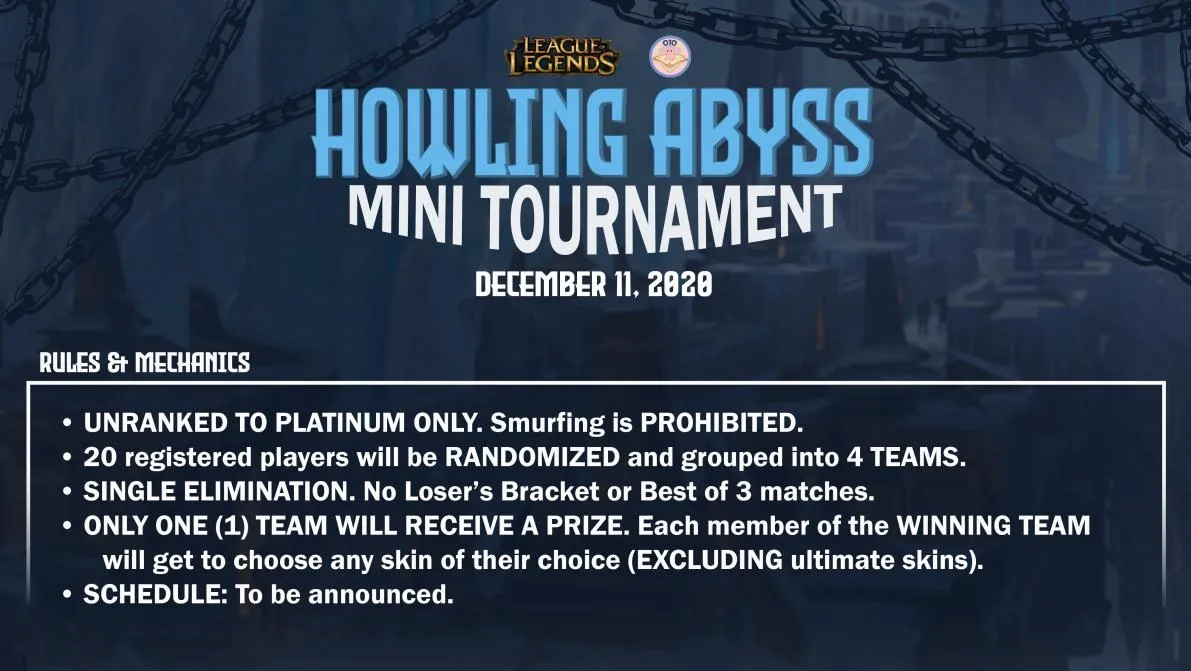 Howling Abyss mini tournament poster