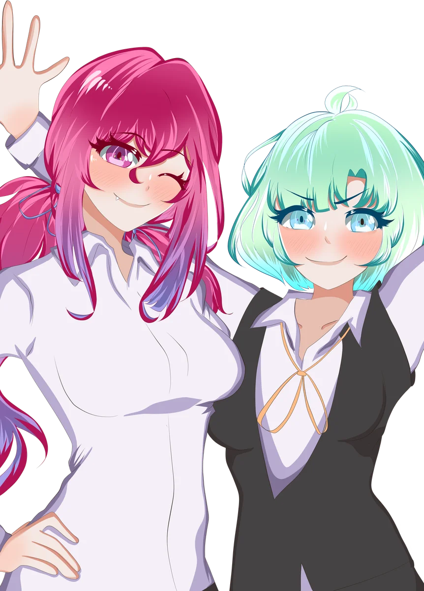 Eli and a fellow keeper of the Arkaneia community