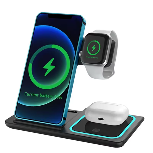 Halo 3-in-1 Magnetic Wireless Charging Pad
