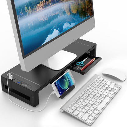 Console Monitor Riser with USB Hub