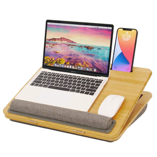 Driftwood Folding Bamboo Laptop Table