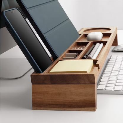 Grove Wooden Desk Organizer